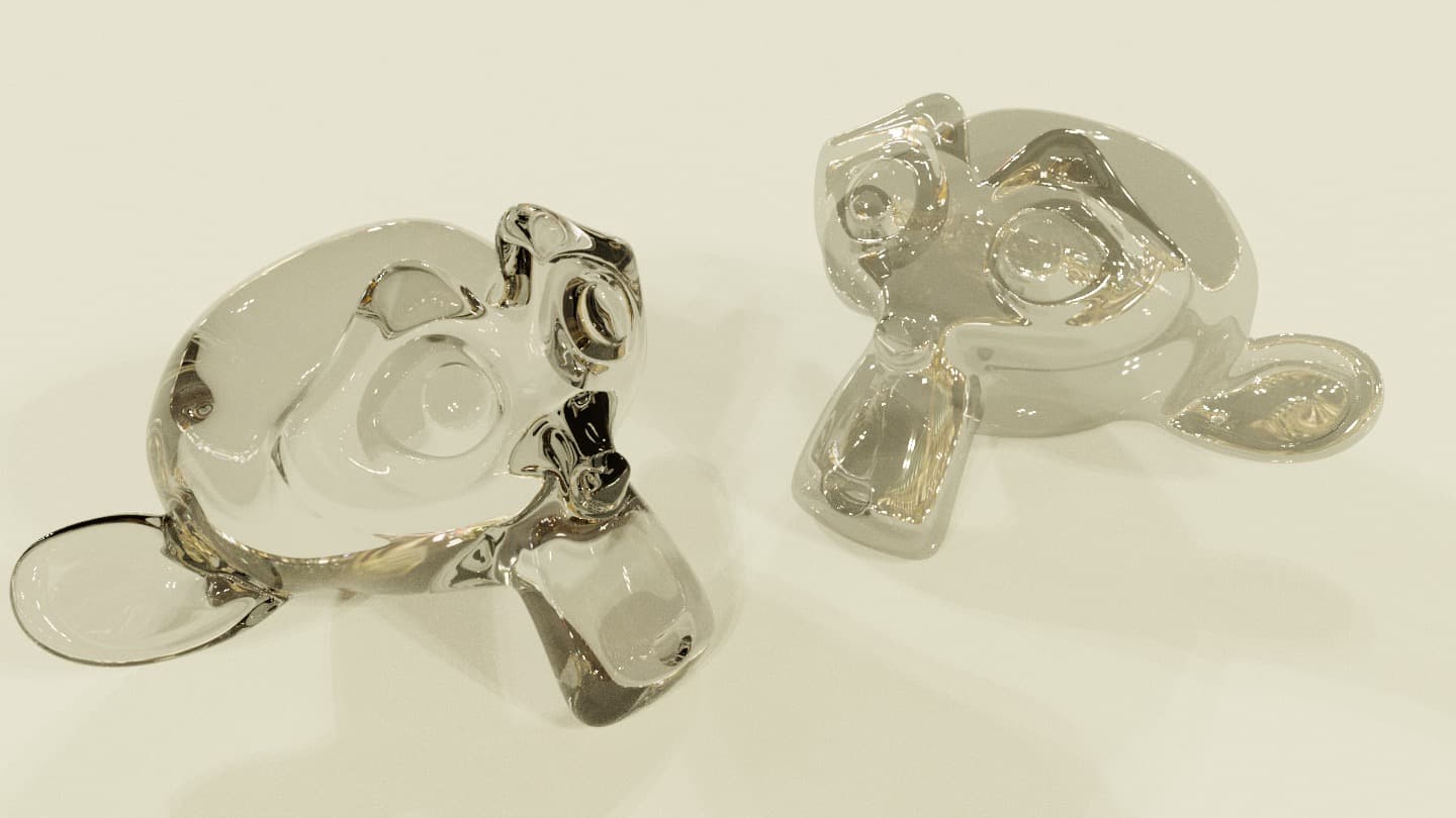 Can you create a glass material like this in Blender? If you have