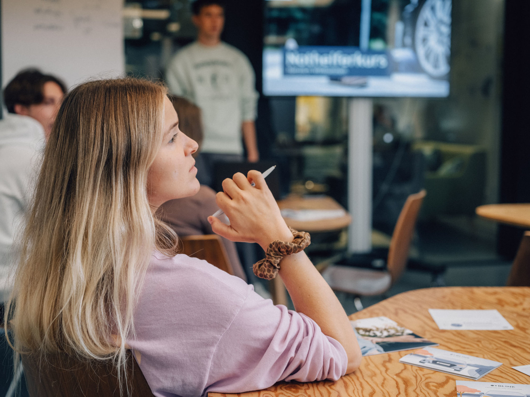 Nothelferkurs Wohlen nohe Schülerin