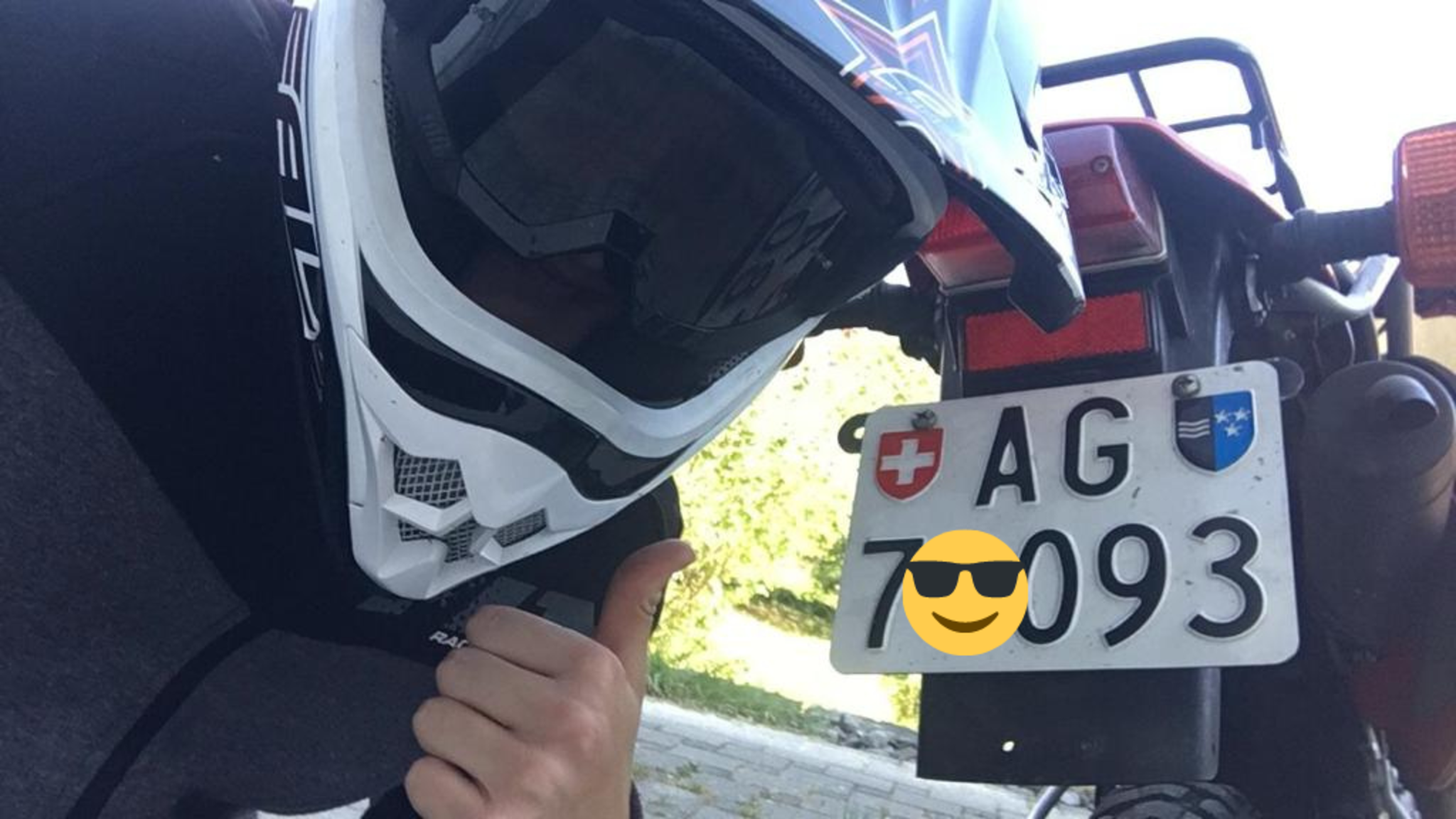 Feedback nach bestandener Motorradprüfung Aarau