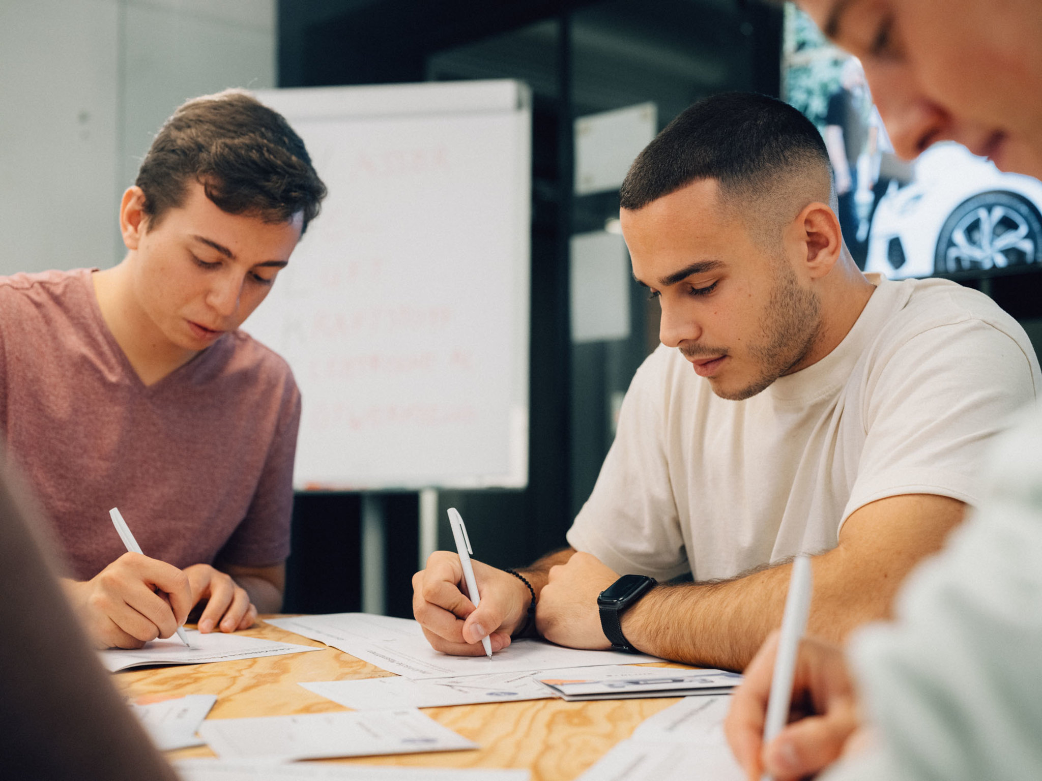 Gruppenarbeit im VKU Lyss