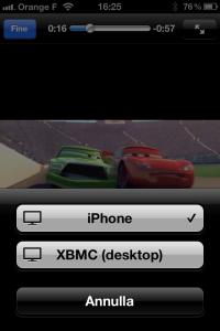 XBMC AirPlay server
