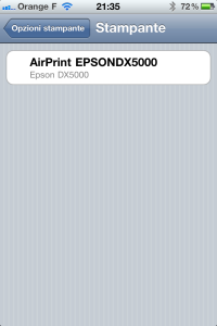 iOS printing