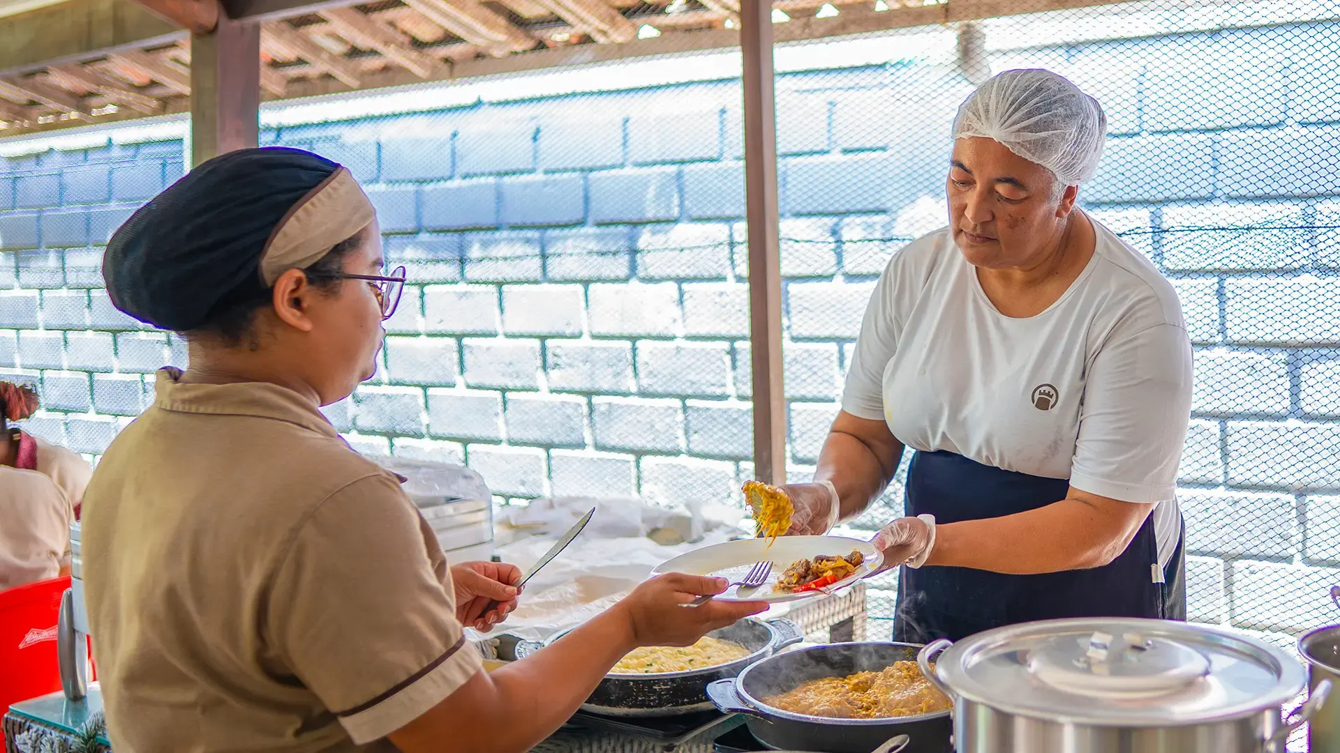 Entrega de cesta de Natal