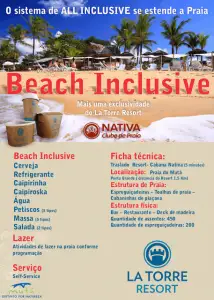 La Torre Resort de Porto Seguro inaugura “Beach Inclusive”