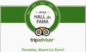 La Torre Resort entra para o Hall da Fama Tripadvisor