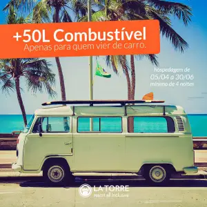 La Torre Resort lança promoção para hóspedes que vêm de carro próprio