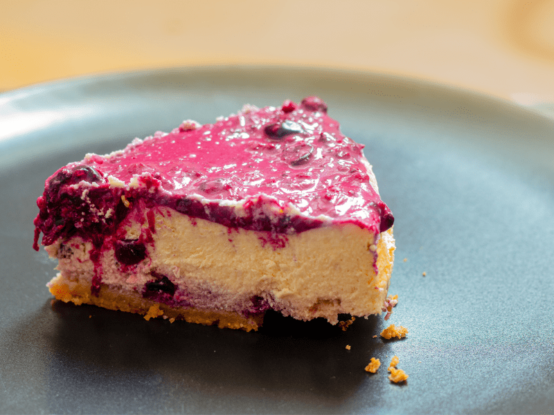 Cheesecake low carb mandlová mouka