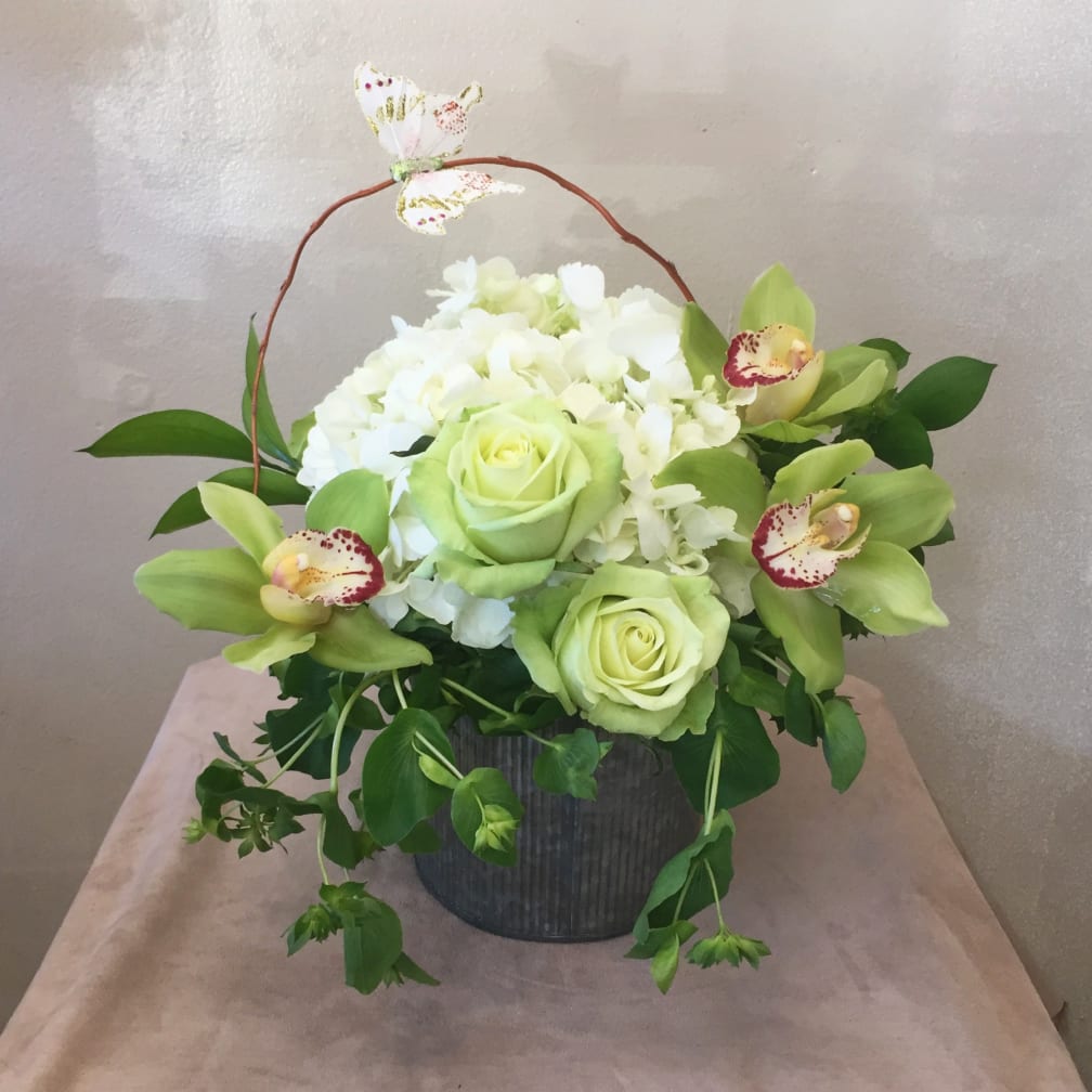 Orange Florist Flower Delivery By The Enchanted Florist