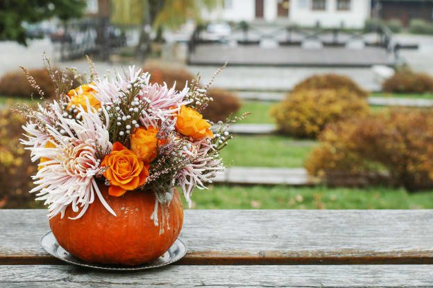Easy Diy Thanksgiving Centerpieces Blog Flowers By Marianne
