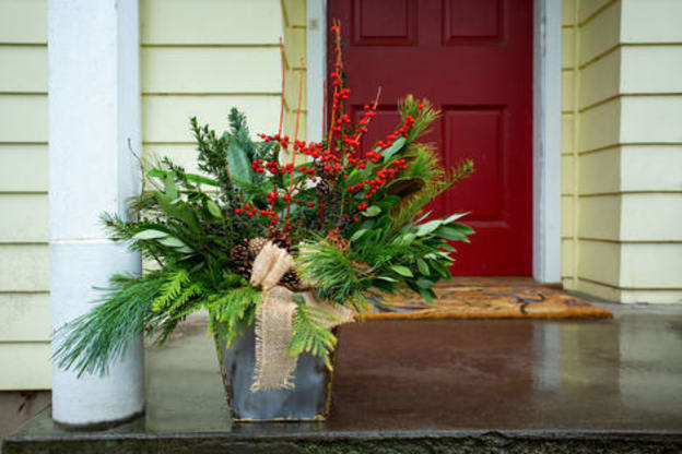 Outdoor Winter Arrangement Workshop Blog Portland Posy