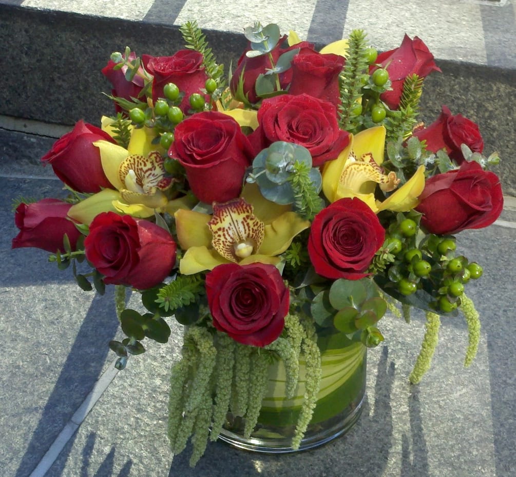 Orchid Rose Pave By Downtown Flowers