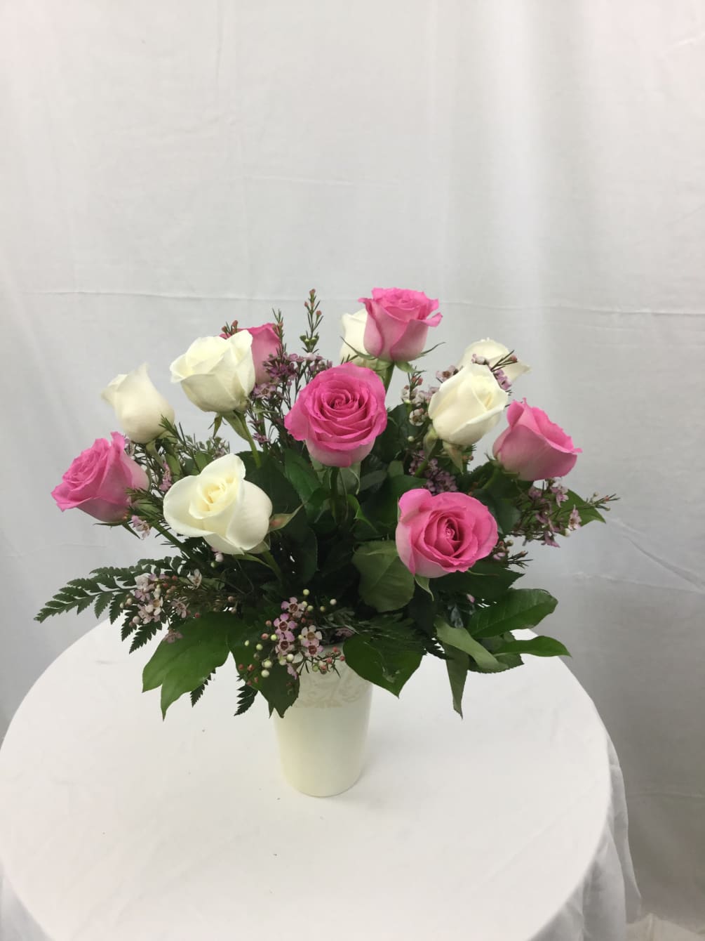 Pleasantly Pink Rose Bouquet