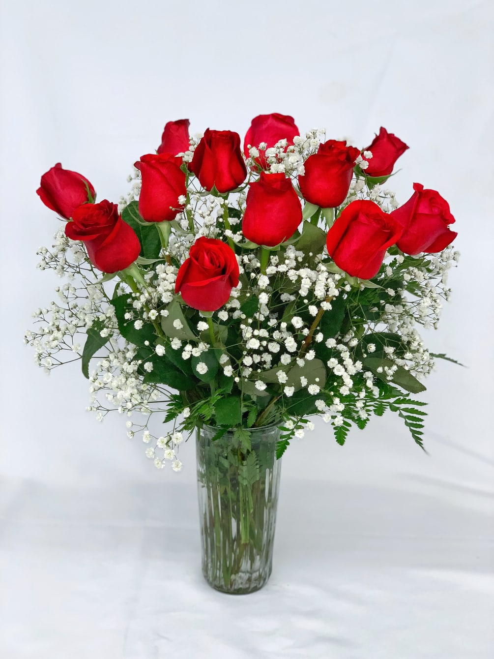 Dozen Short Stem Red Roses By Springdale Florist Garden Center