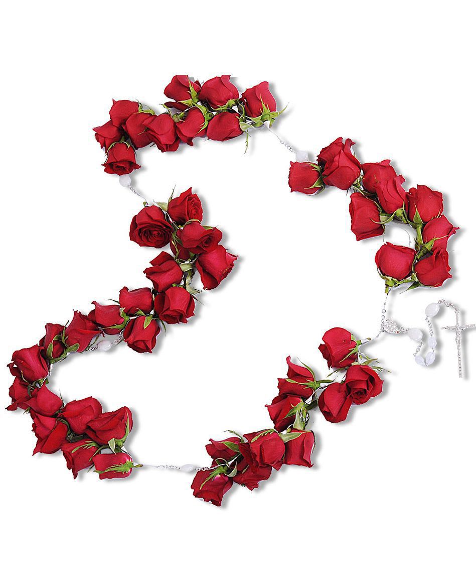 Floral Rosary of Roses by Calvary Flower Shop