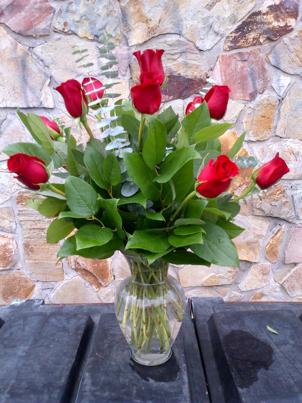 1dz Roses Vase Fillers Greens By Cute Flowers Gifts