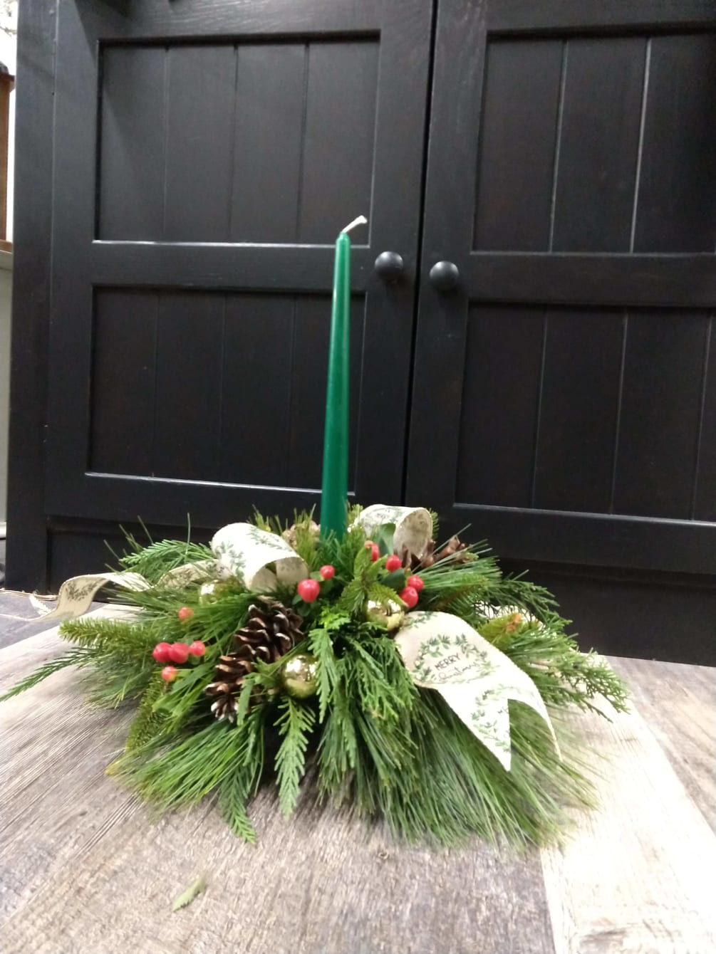 Country Christmas Centerpiece