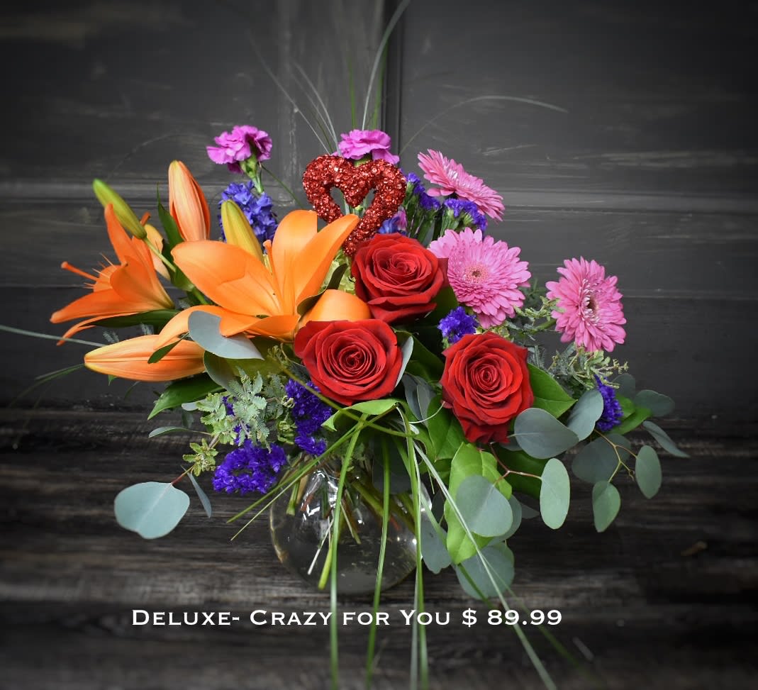 Crazy for U Bouquet Available for local St Cloud, MN delivery only in