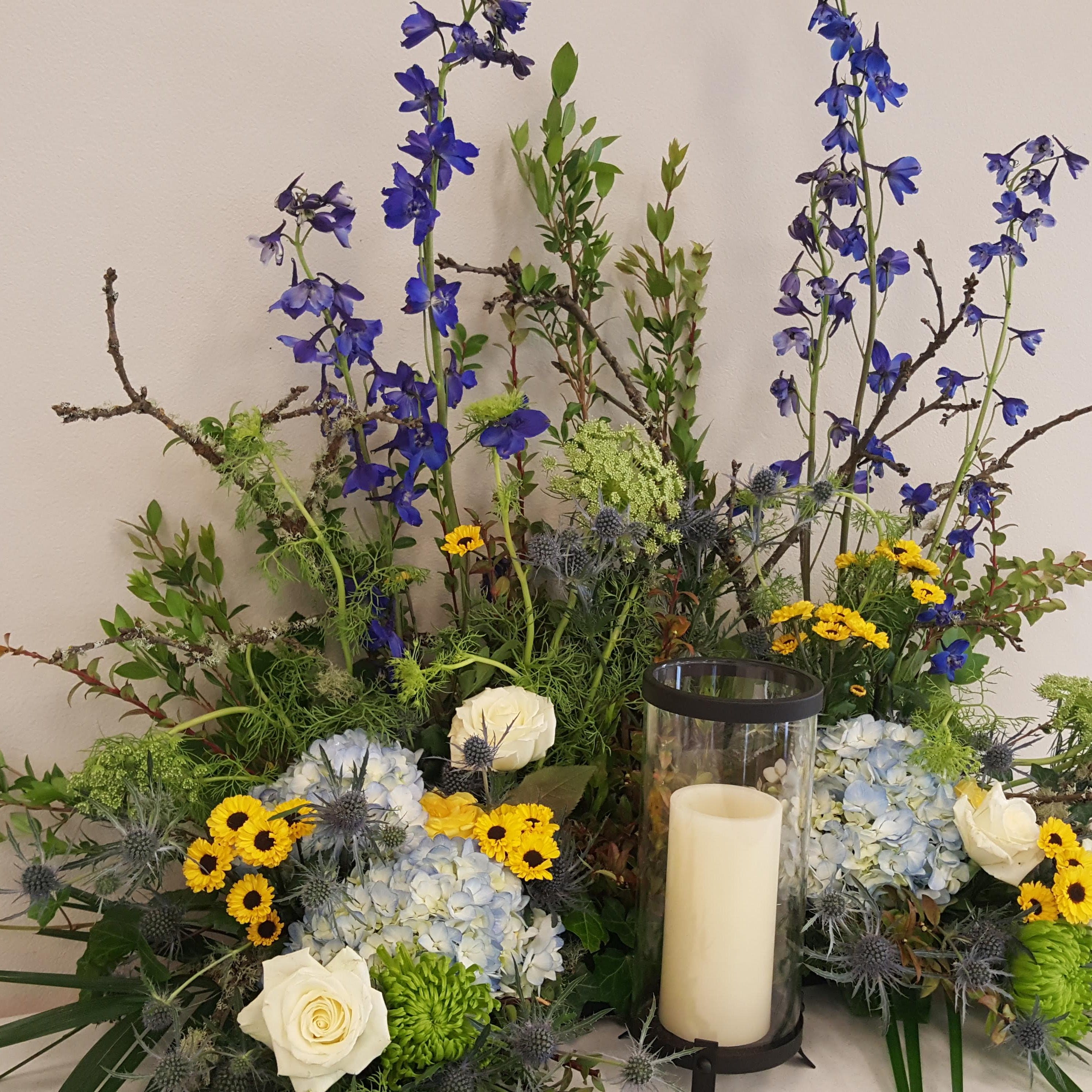 Enchanted Forest Urn Flower Arrangement in Olympia, WA Specialty