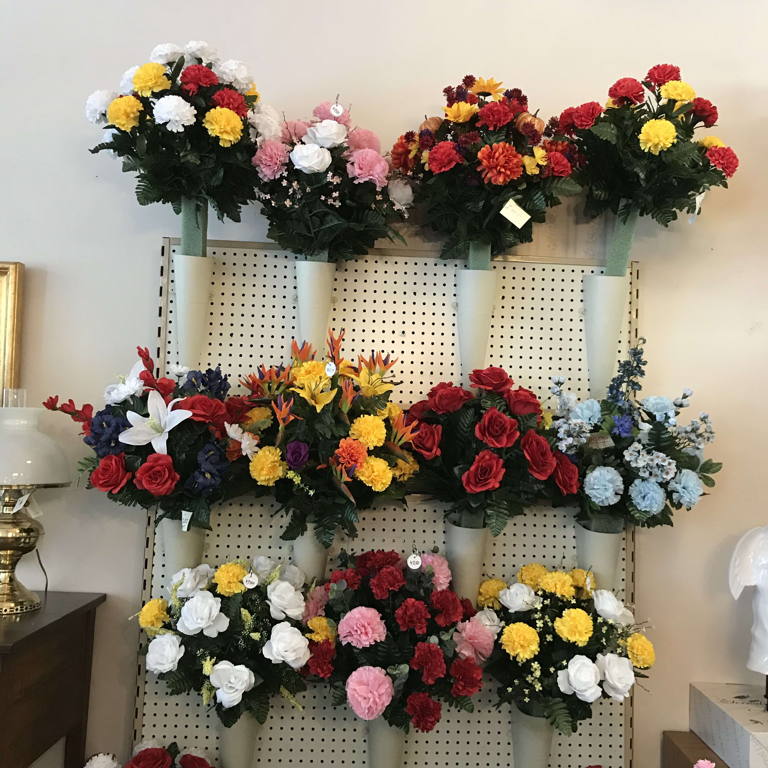 Silk Cemetery Memorial Vases in Christiansburg, VA Angle Florist, Inc.