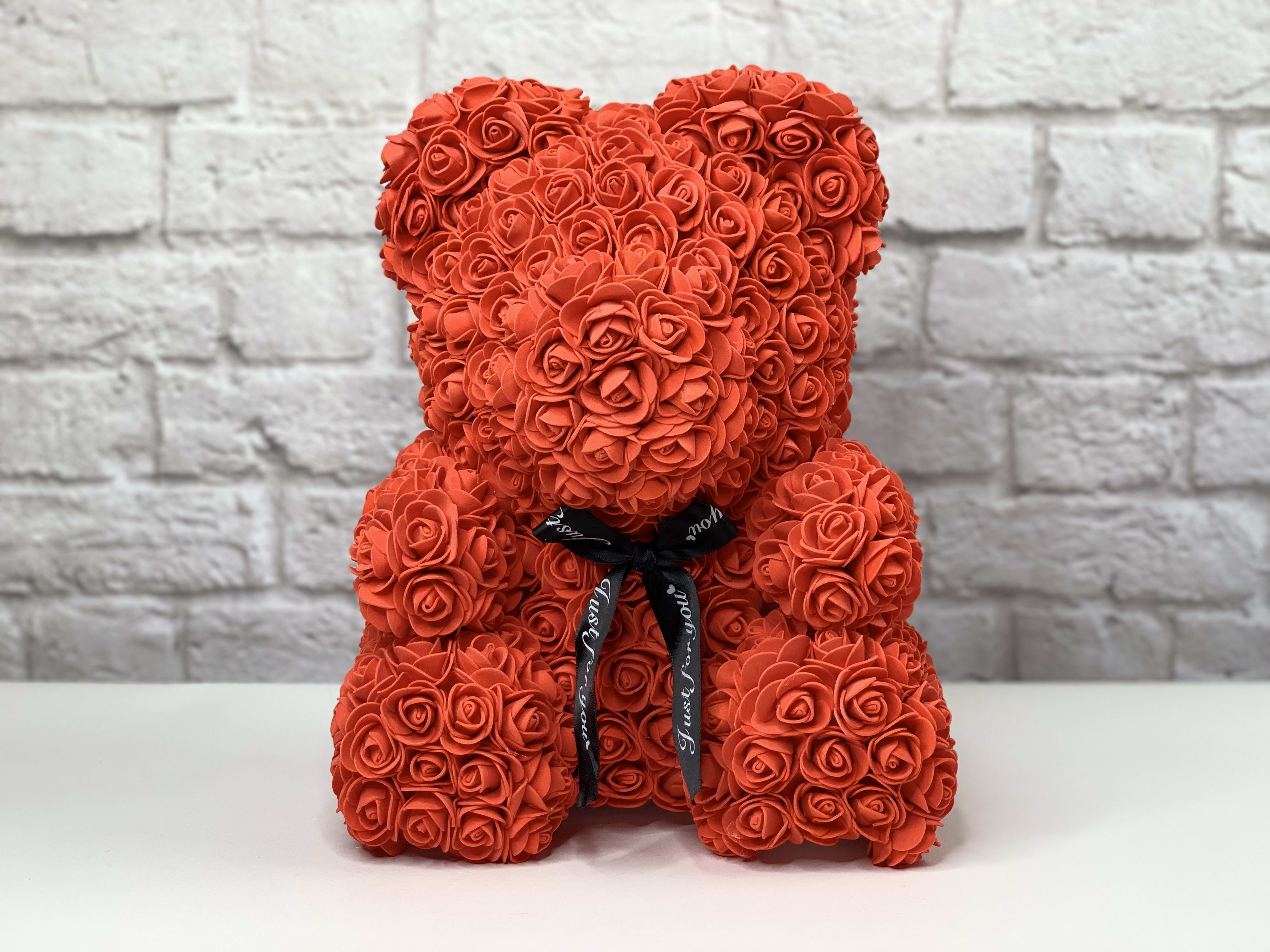Forever Rose Teddy Bear in North Miami, FL | Fleur Flower Boutique