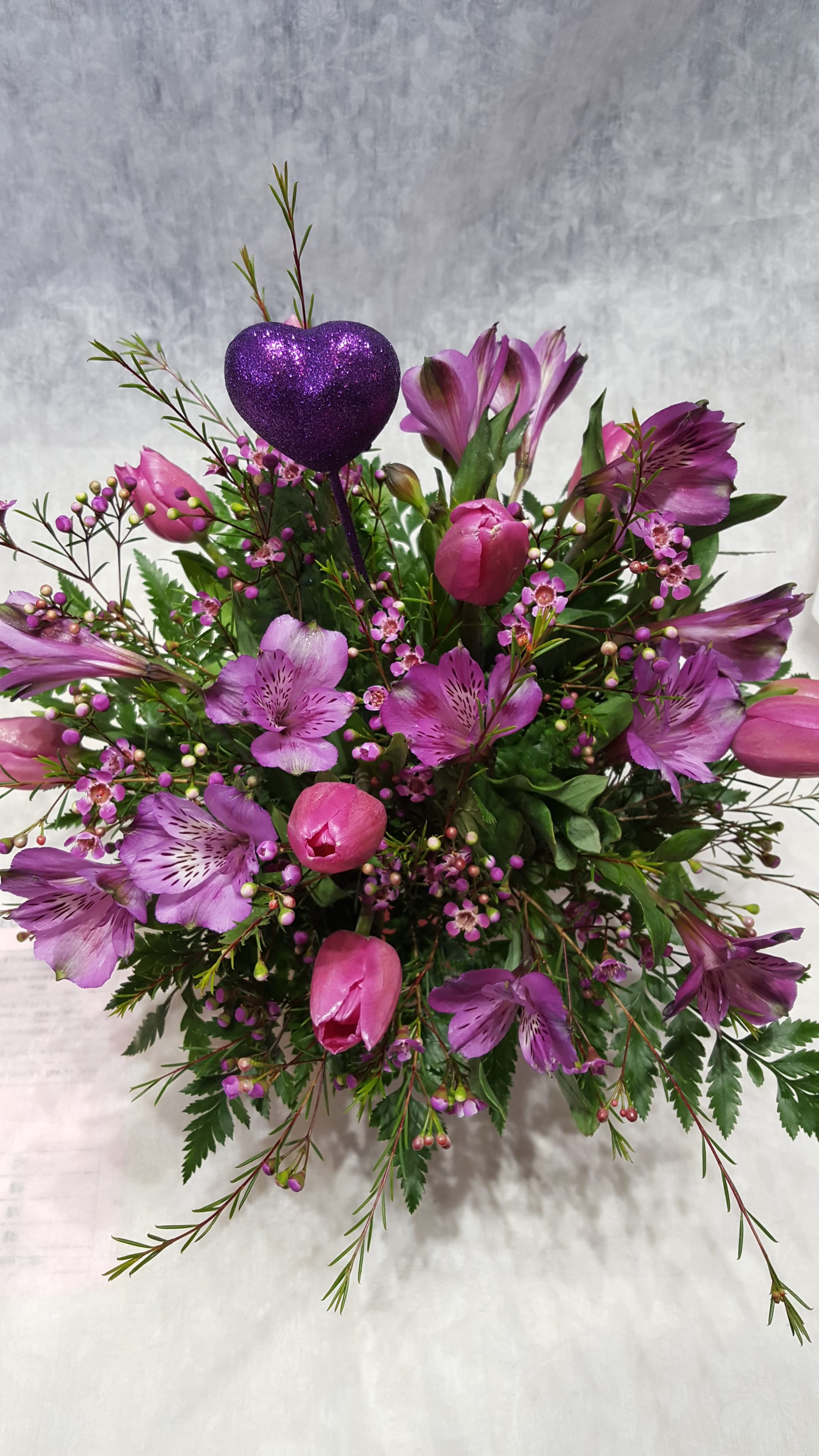 Tulip Kiss Bouquet in Warren, OH Jensen's Flowers & Gifts, Inc.