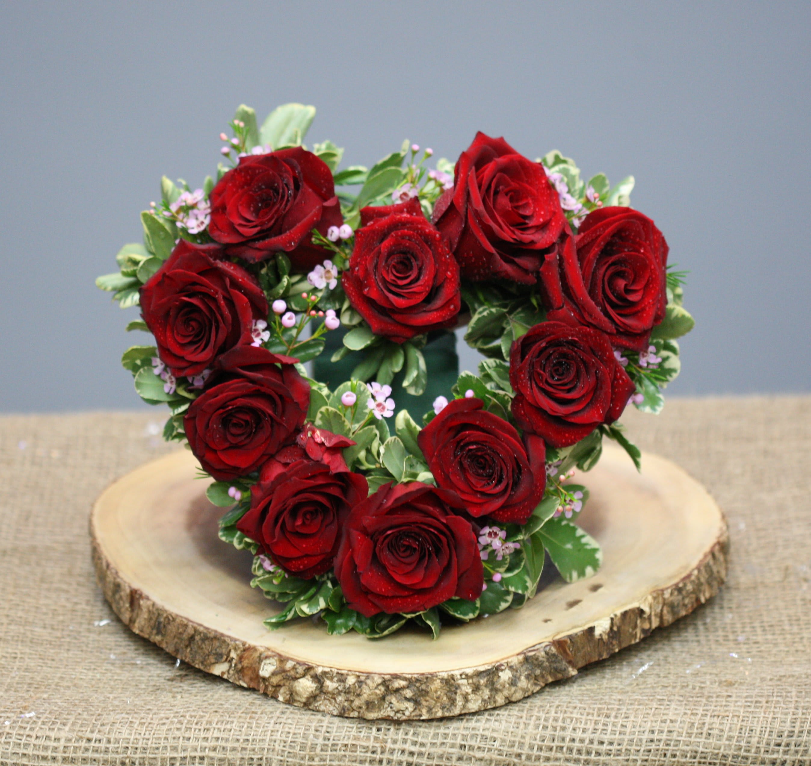 Valentines Day Red Rose Heart Wreath Sv1 In Claremont Ca Sherwood
