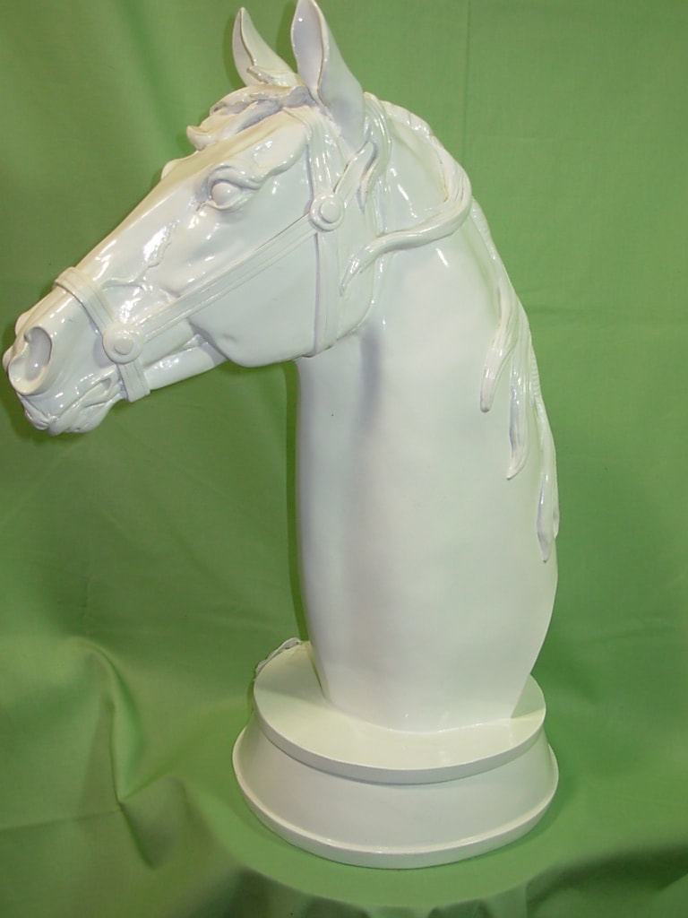 " KNIGHT " HORSE HEAD STATUE NEWG74 in Sumter, SC Newton's