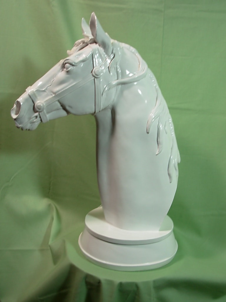 " KNIGHT " HORSE HEAD STATUE NEWG74 in Sumter, SC Newton's