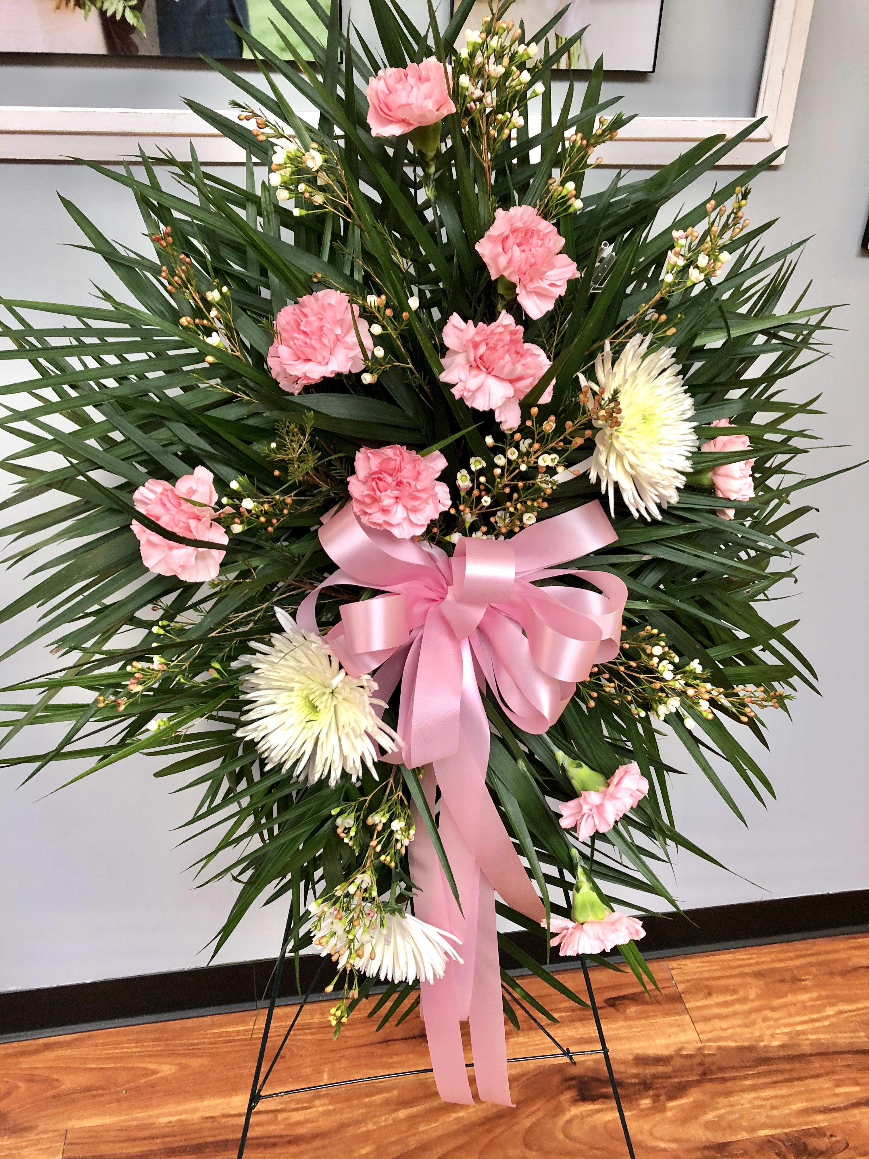 Pink Standing Flower Spray in Murfreesboro, TN | Enchanted ...