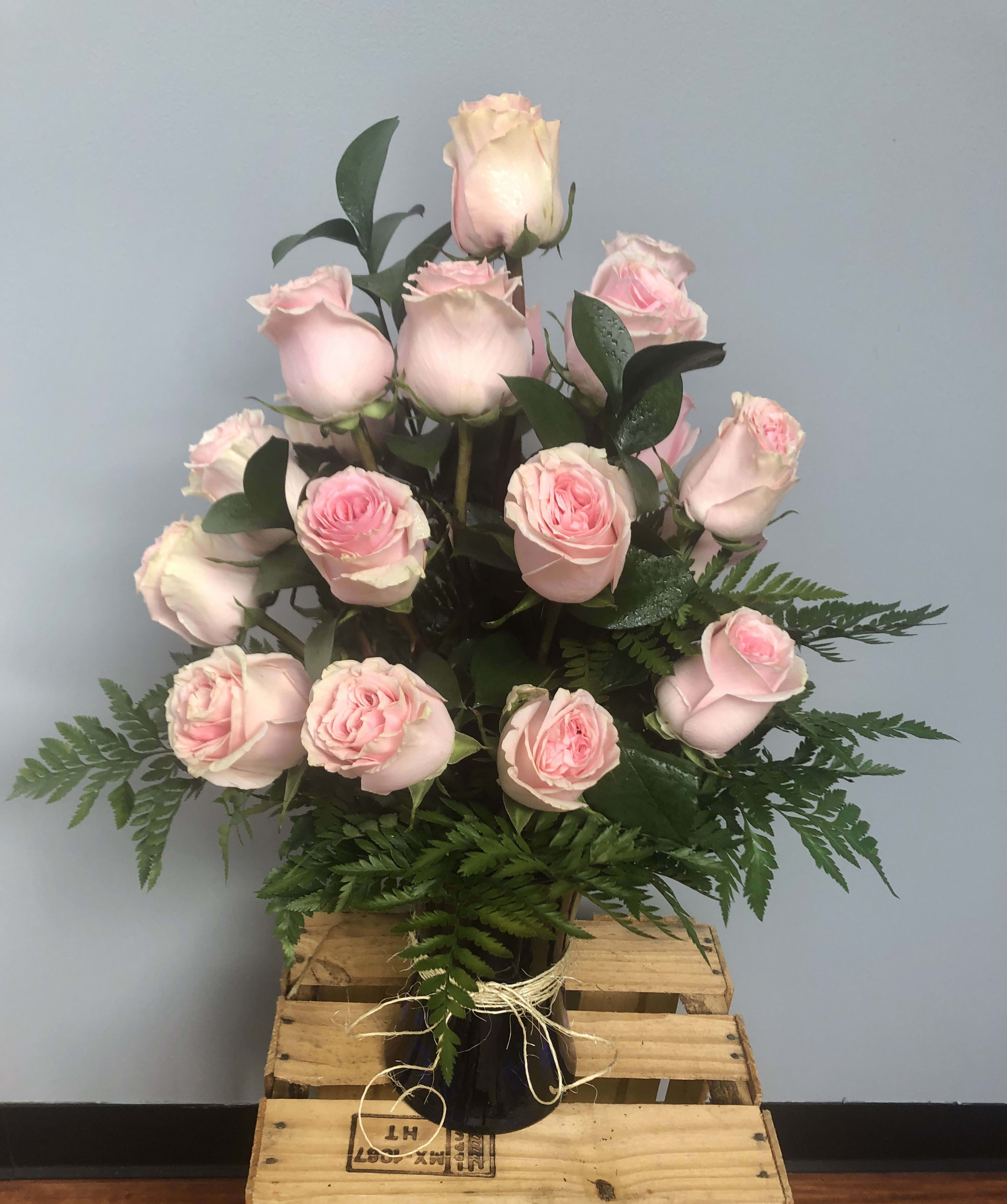 18 Pink Roses in Murfreesboro, TN Enchanted Flower Shop