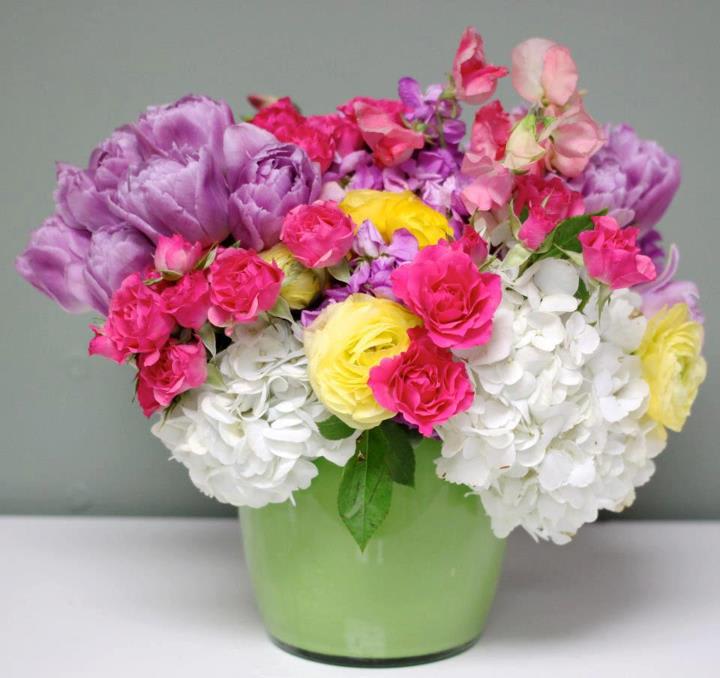 Spring Tulips Amp Sweetpeas Manhattan Beach Florist In