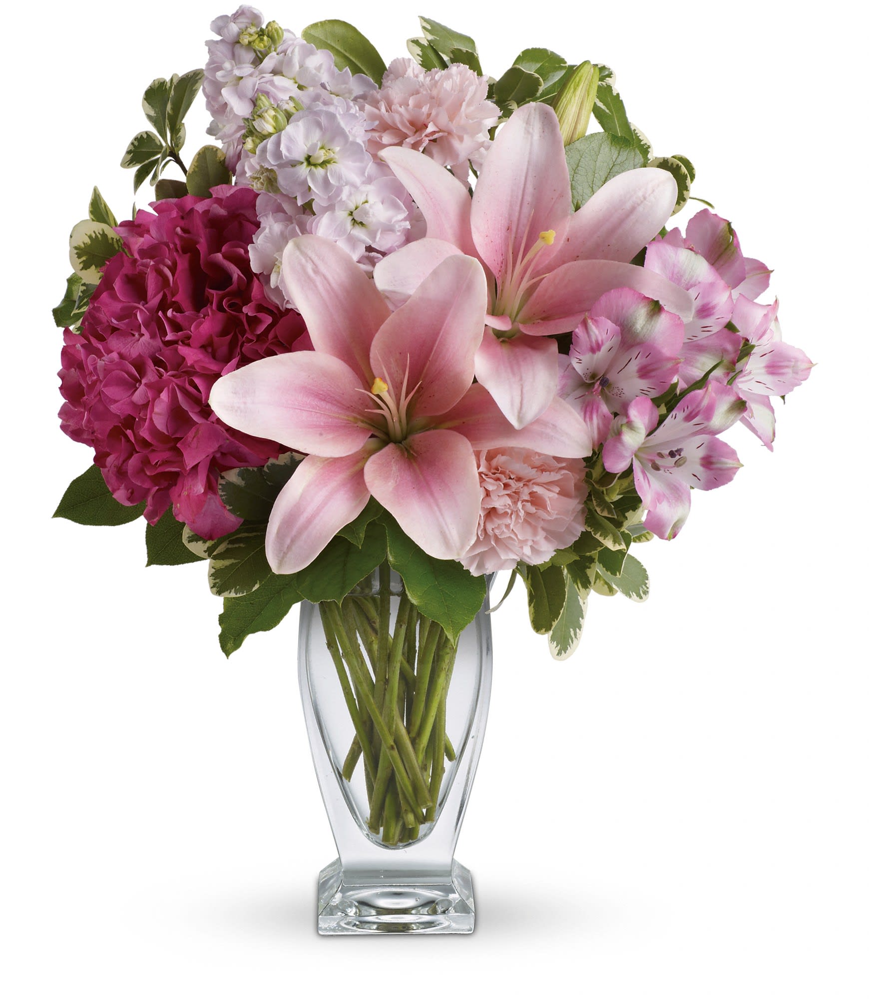 Teleflora's Blush of Love Bouquet in Fort Lauderdale, FL Brigitte's Flowers Galore