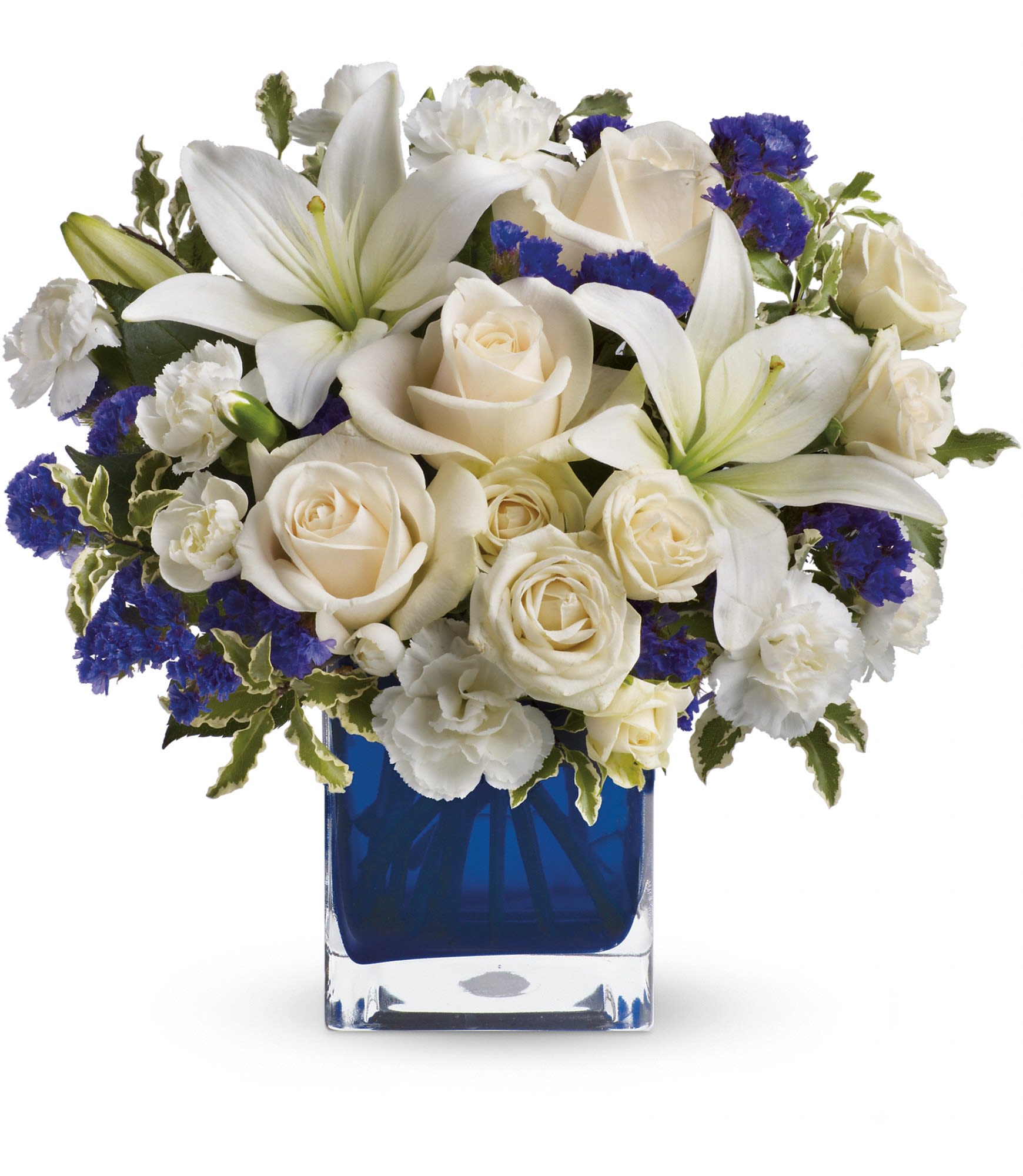 Teleflora's Sapphire Skies Bouquet in Fort Lauderdale, FL Brigitte's Flowers Galore