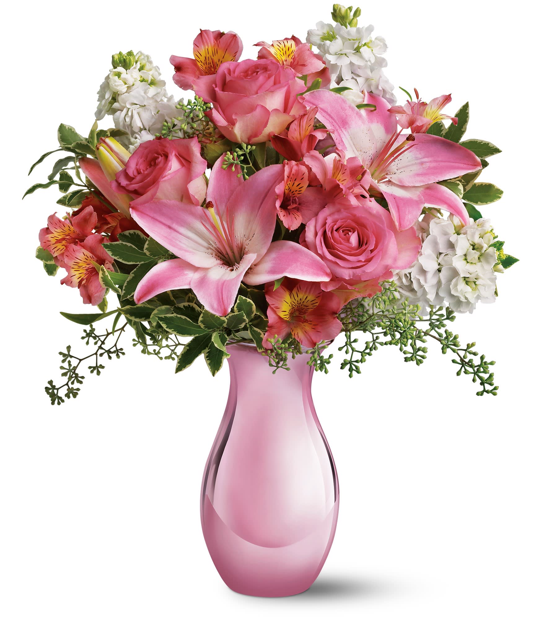 Teleflora's Pink Reflections Bouquet with Roses in Fort ...