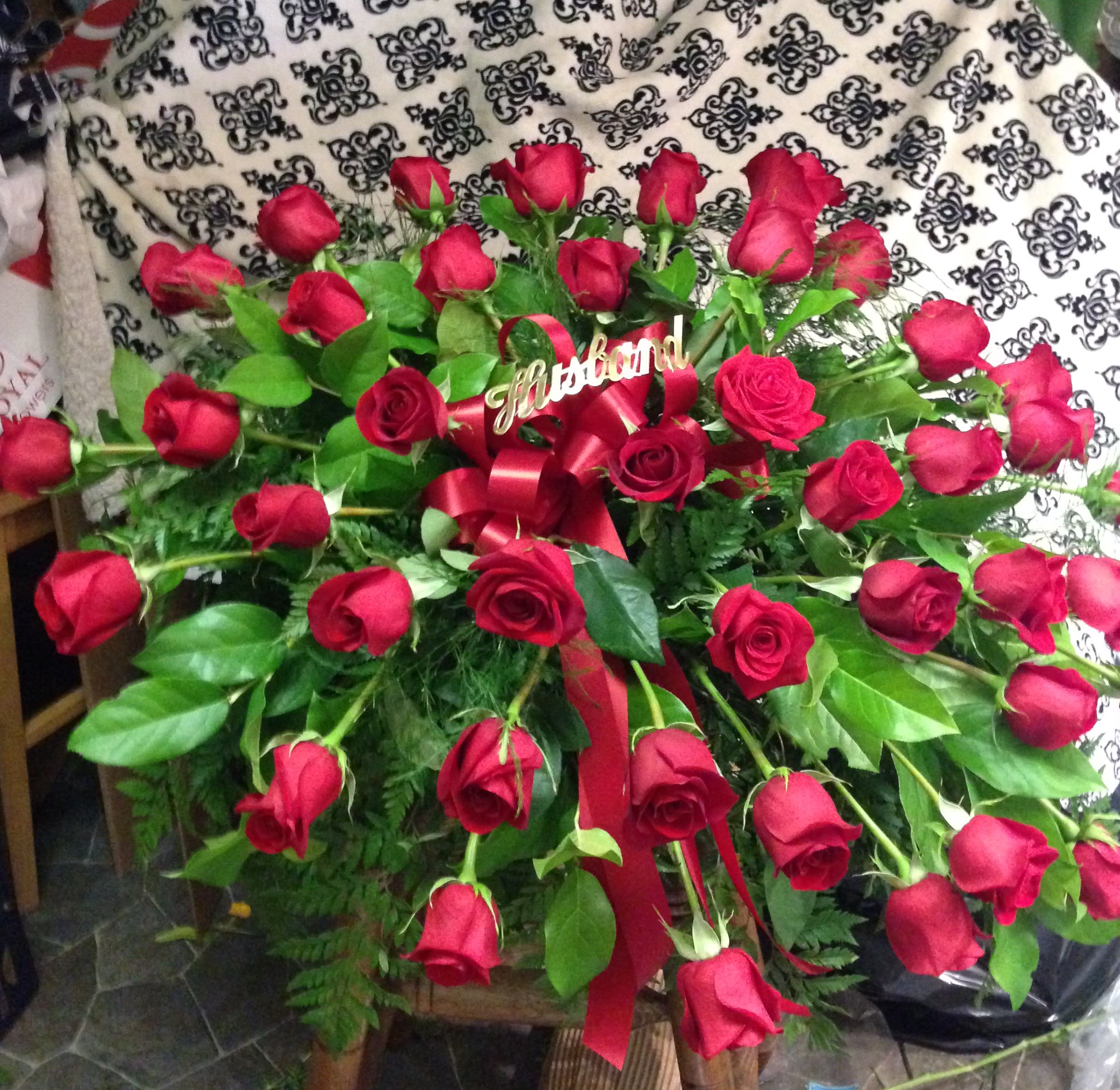 Eternal Love Casket Spray In Mount Holly Nj Miss Bee Haven Florist