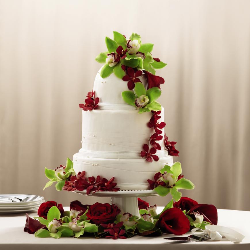 Elegant Orchid Cake Decor In Anaheim CA