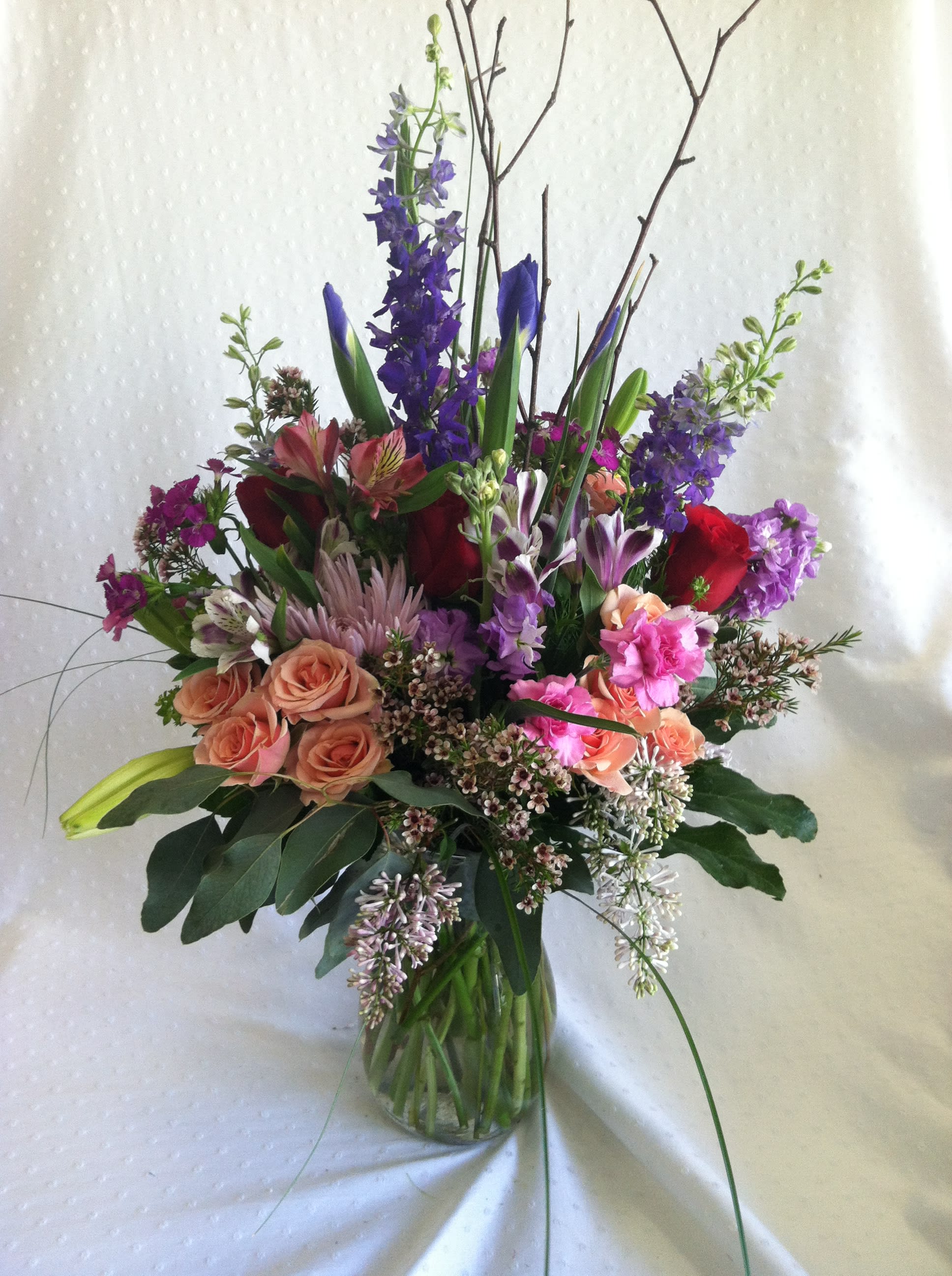 Garden Style Vase Arrangement By Arrangements