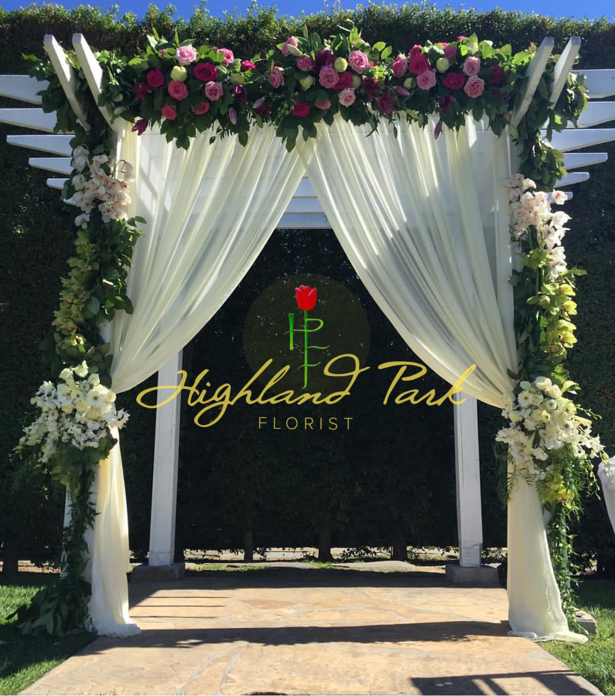 Wedding Altar Flowers