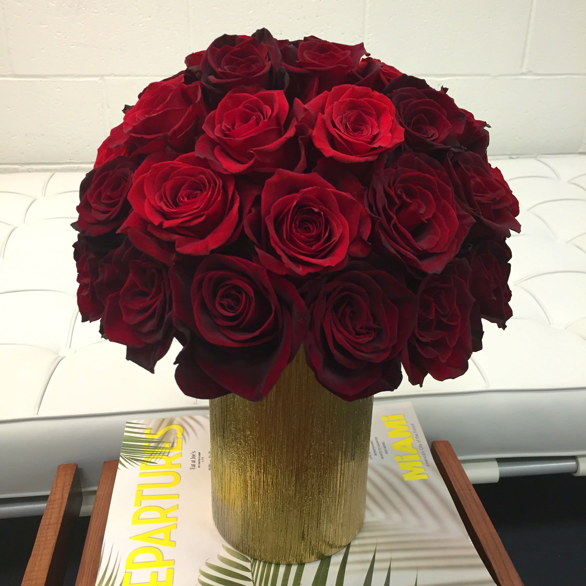 Cherry Velvet Roses in Los Angeles, CA Be A Tall Poppy