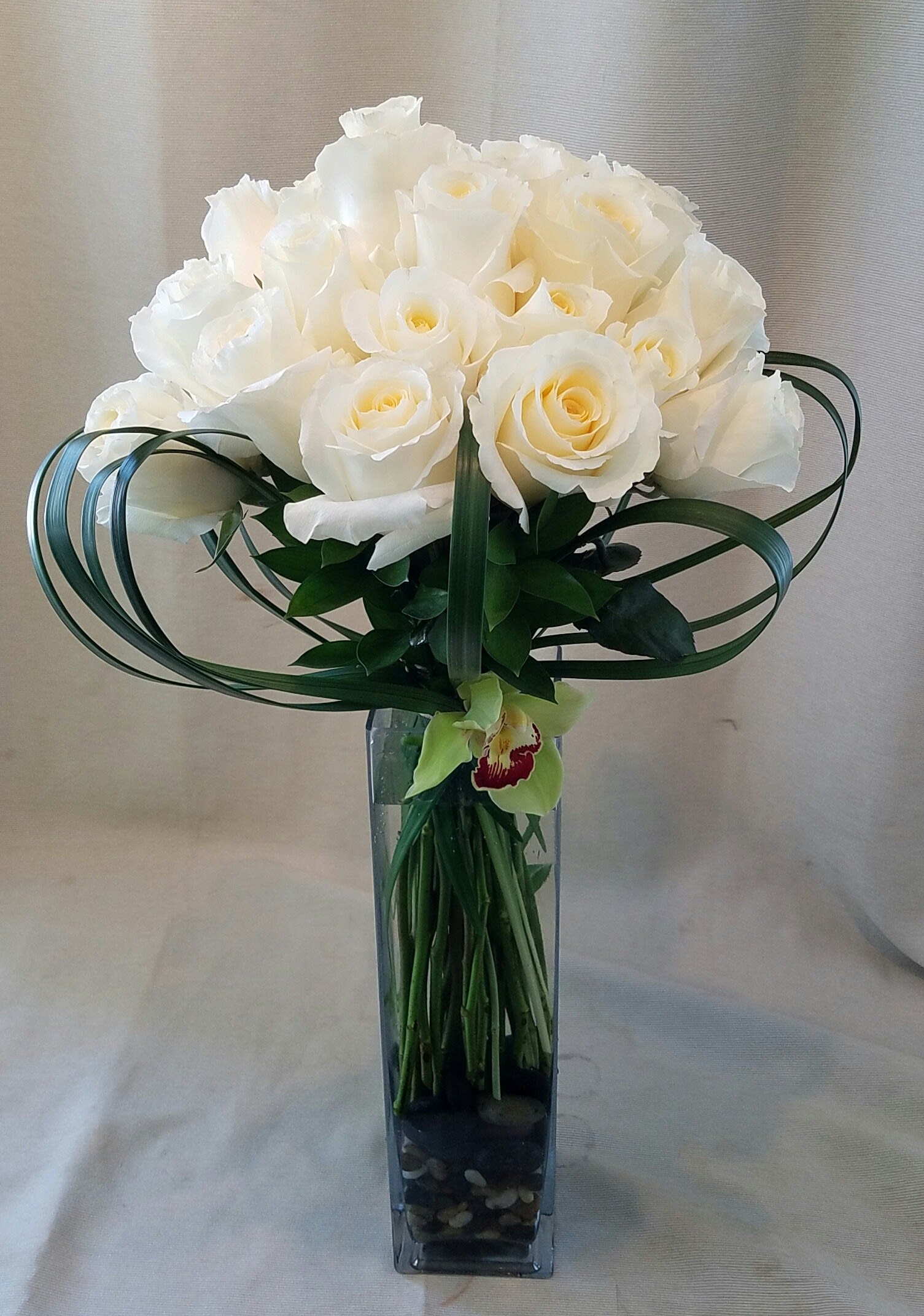 Two Dozen White Roses in San Diego, CA | Point Loma ...