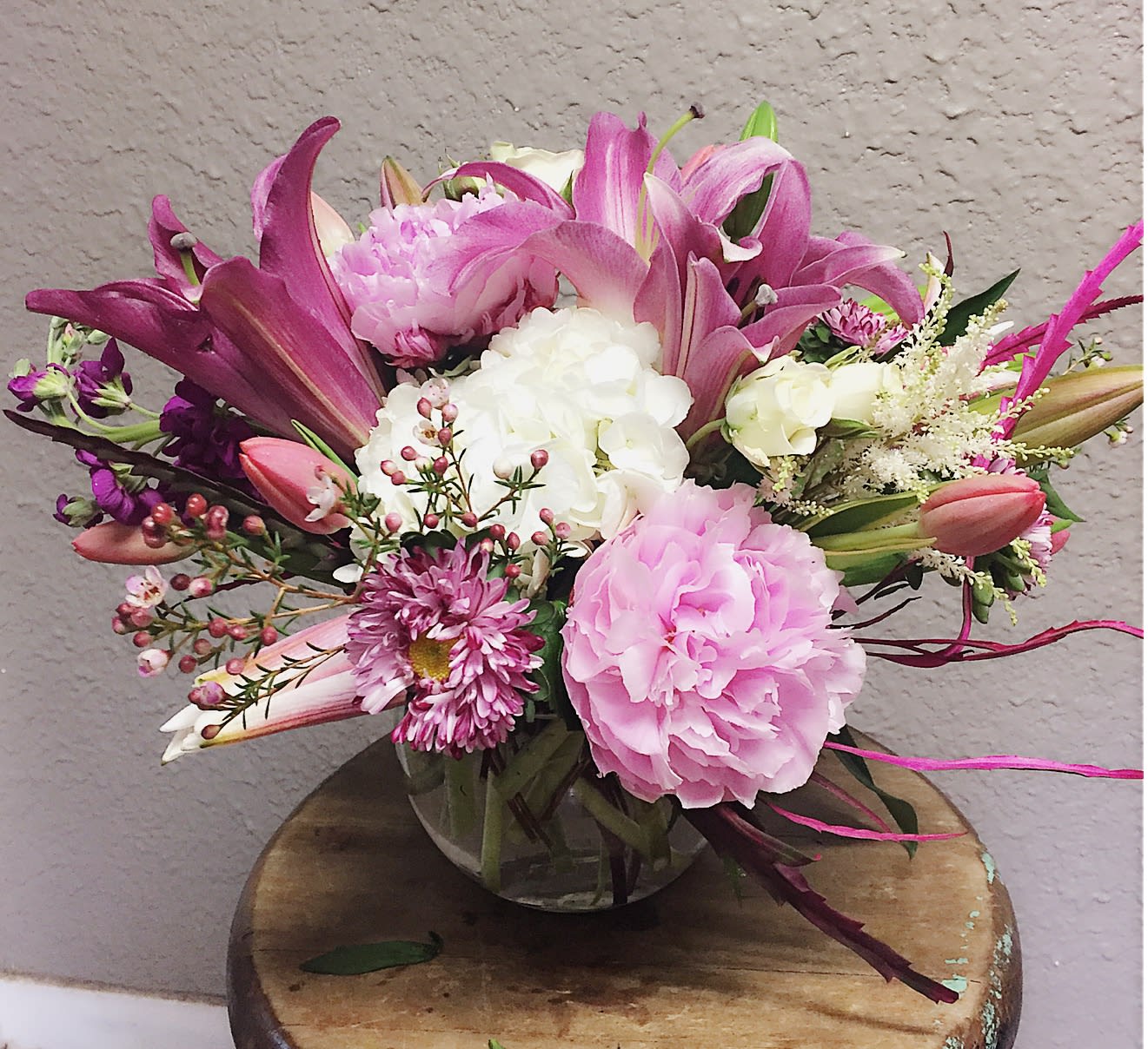 Florist in Granbury "Wine Walk" in Granbury, TX Town and Country