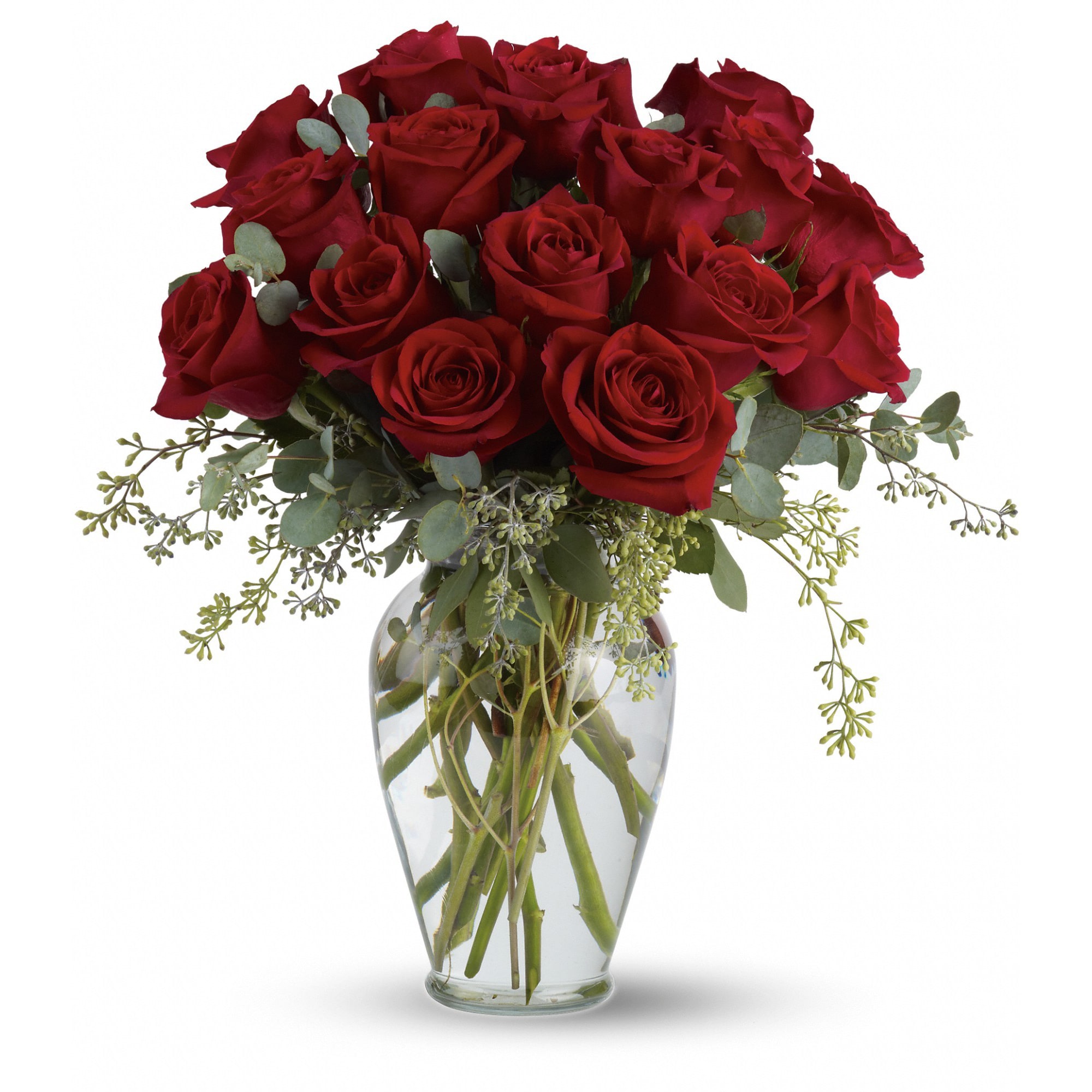 Full Heart 16 Premium Red Roses By Teleflora In Marshfield Mo