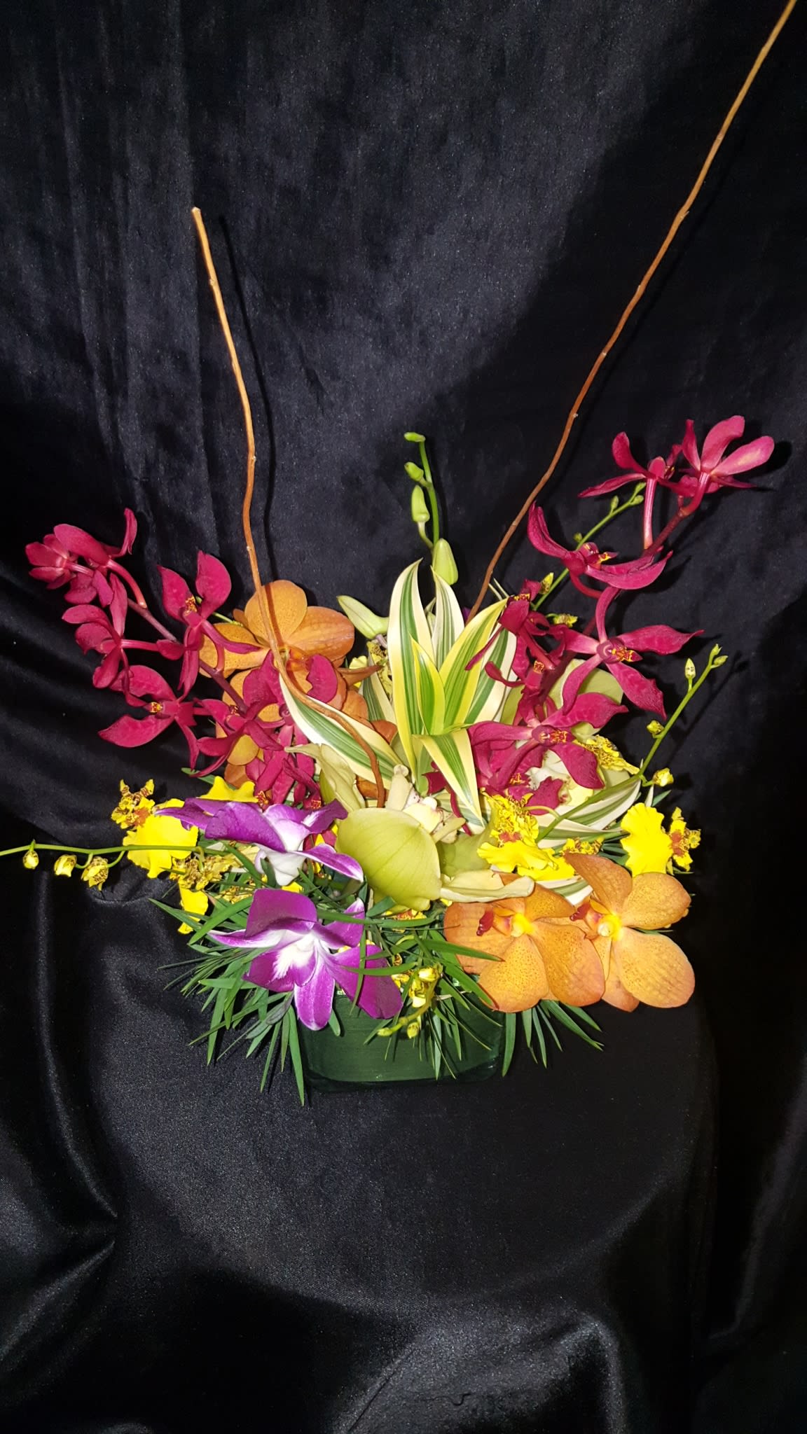 TROPICAL CUBE ARRANGEMENT in Lihue, HI Flowers Forever LLC