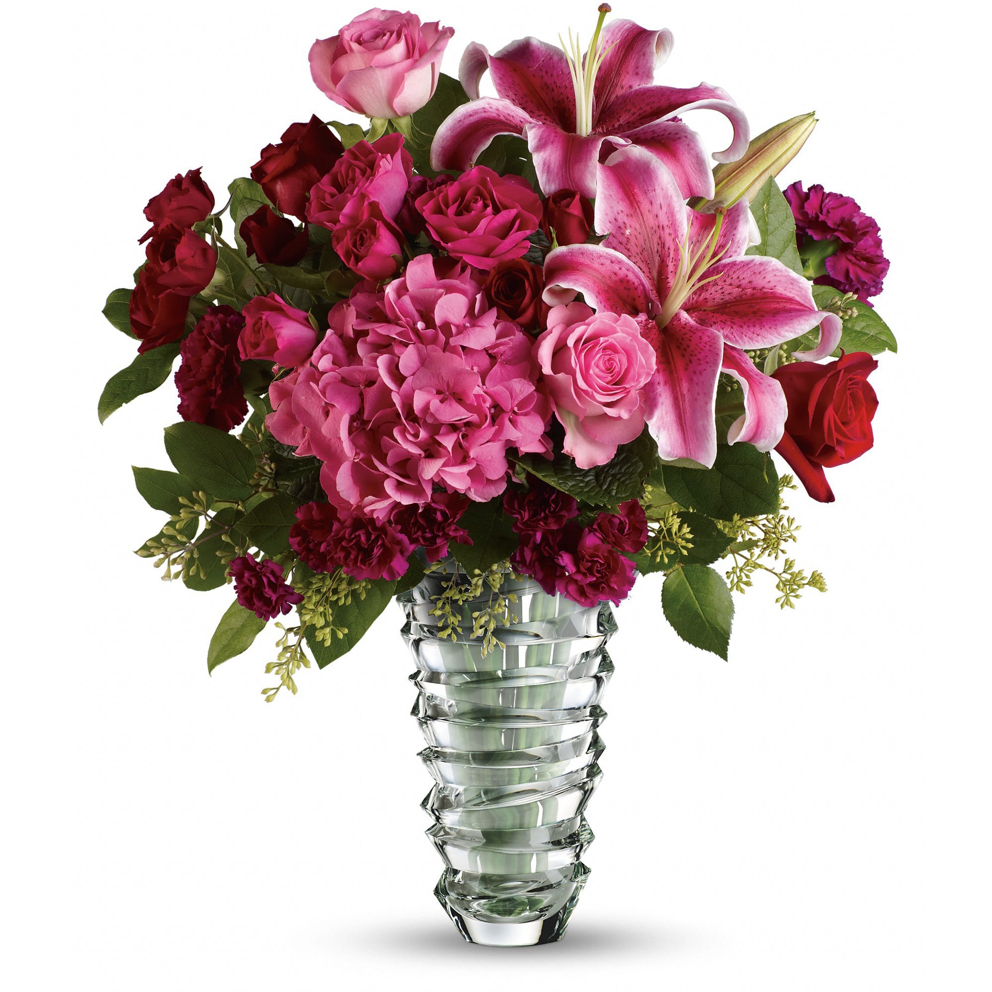 Swept Away Long Stemmed Roses In Williston Park Ny The Village Flower Shoppe