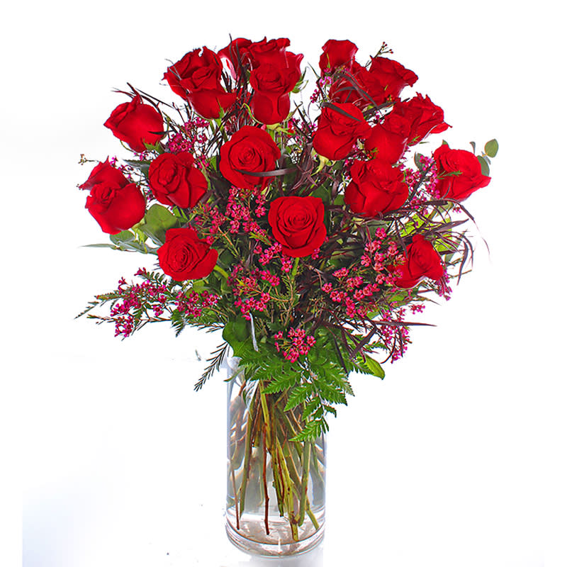 2 Dozen Red Roses In Dallas Tx Forestwood Fine Flowers