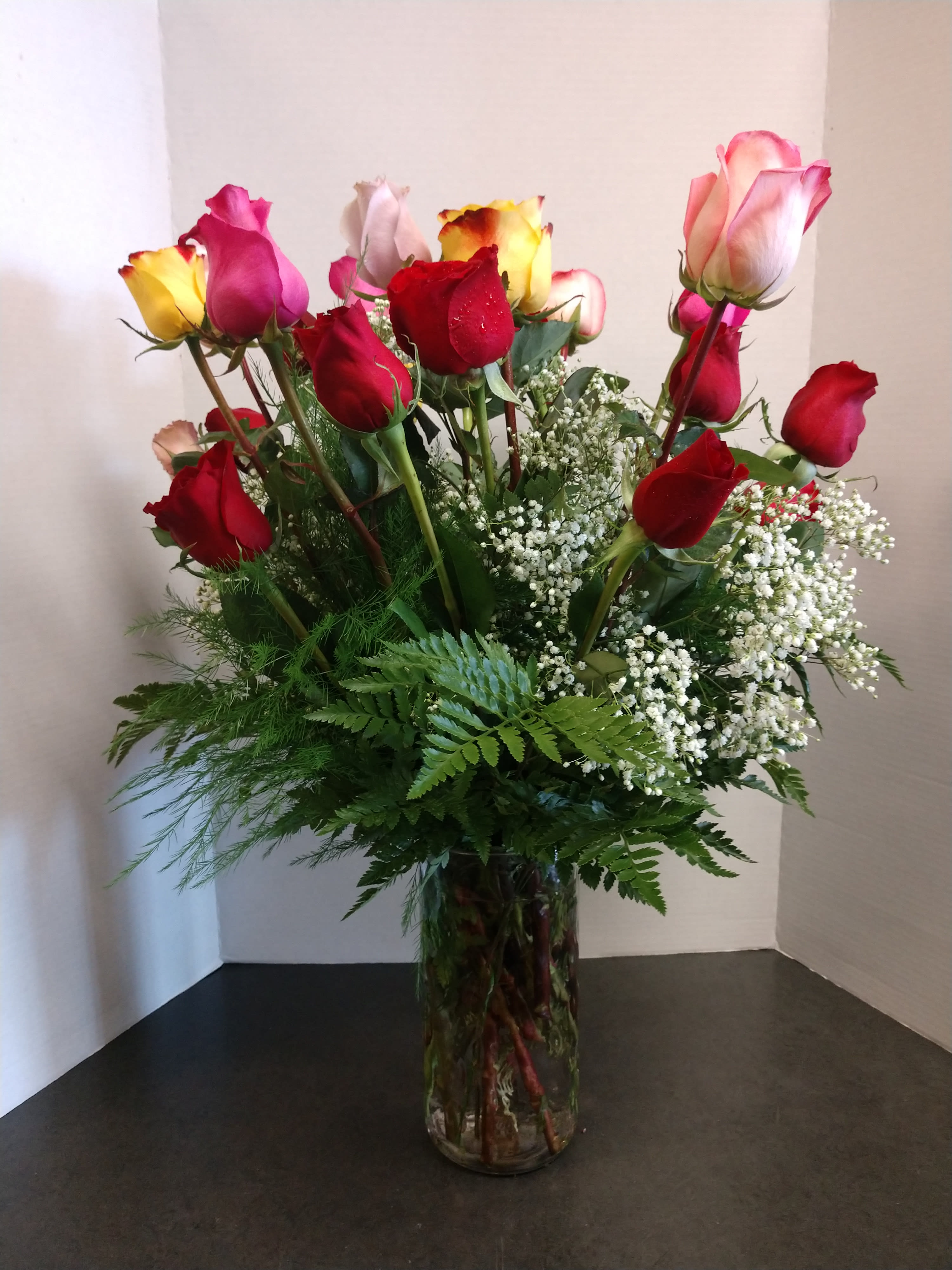 2 Dozen Roses in Waupun, WI Rens Floral