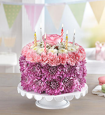 Birthday Flower Cake In Voorhees Nj Green Lea