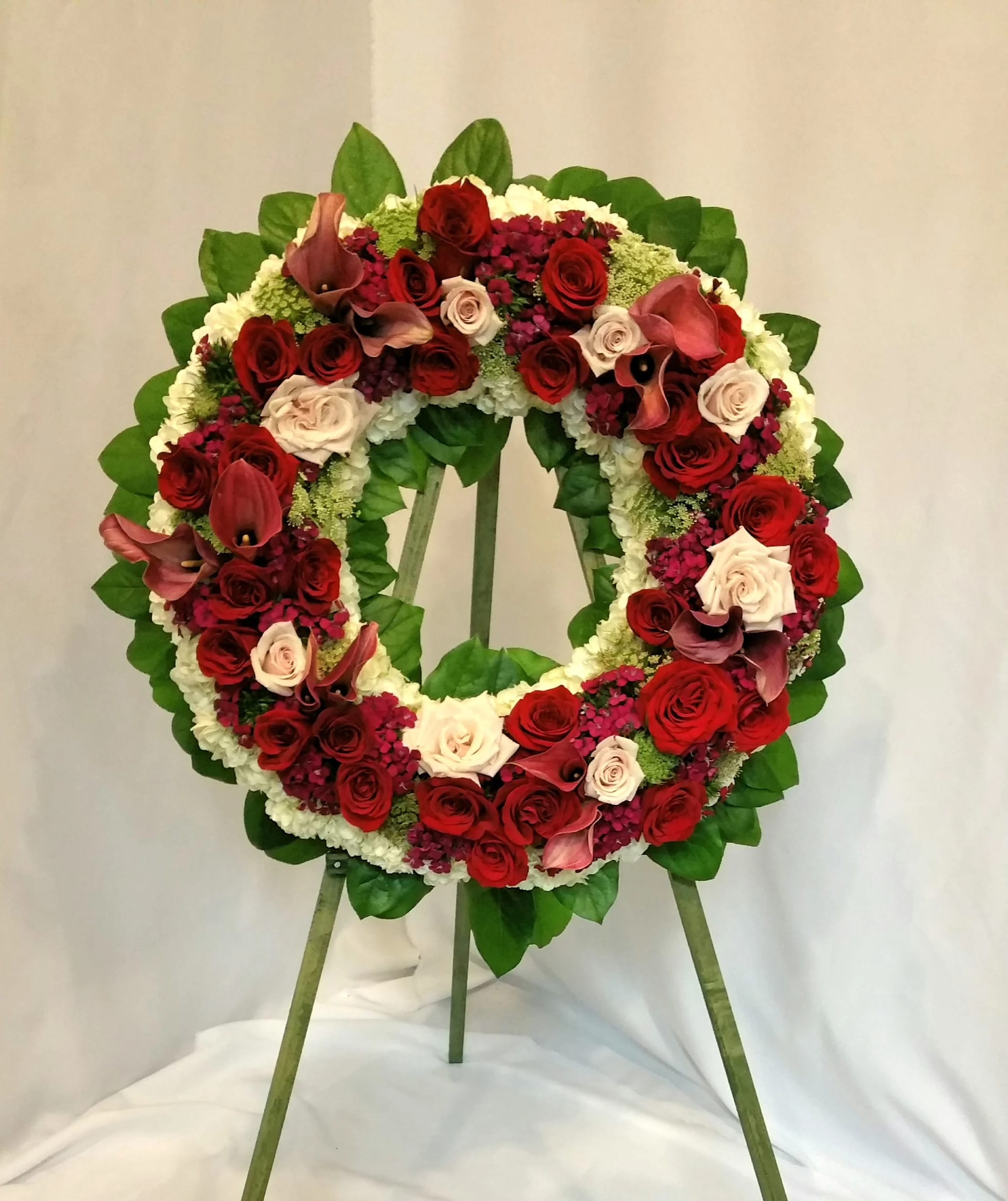 Sympathy Wreath 2 in Las Vegas, NV English Garden Florist, Las Vegas