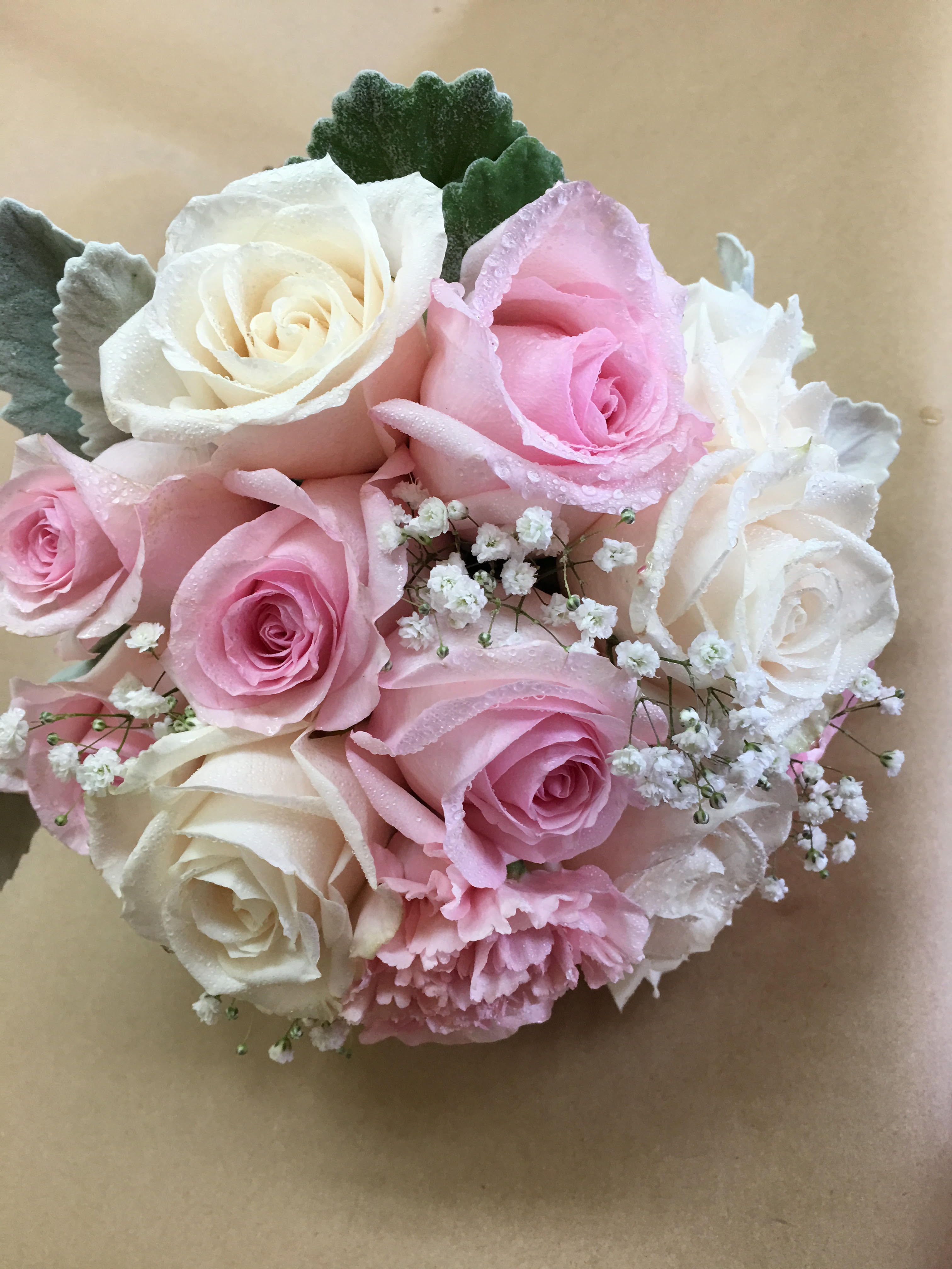 Blush Pink and Ivory Wedding Bouquet in Los Angeles, CA ...