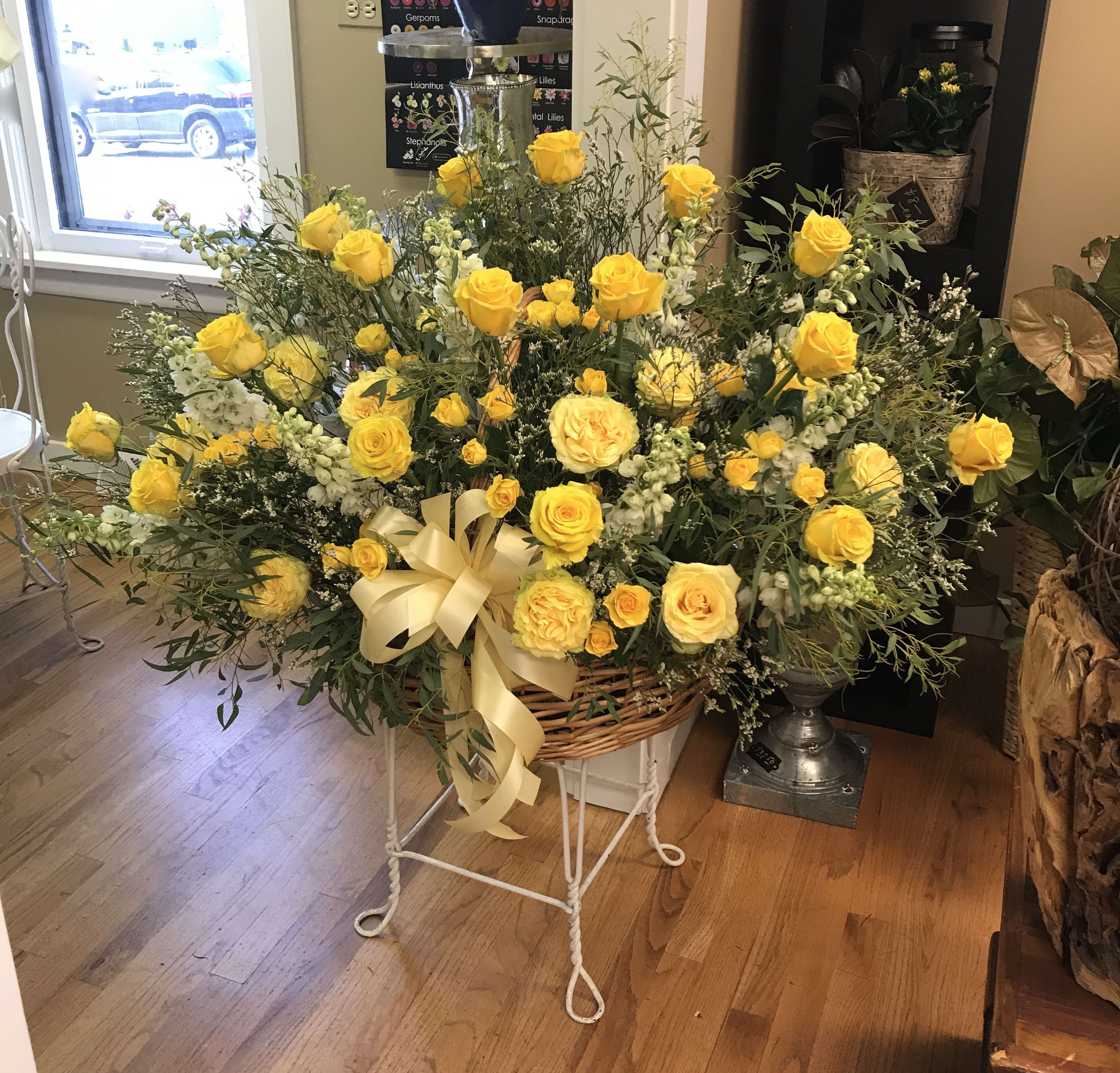 Condolence Basket in Cary, IL Wildrose Floral Design